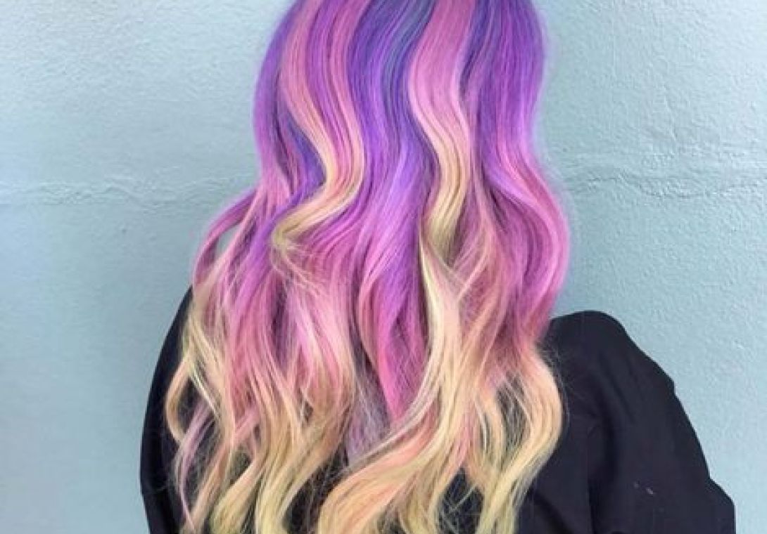 cabellera multicolor